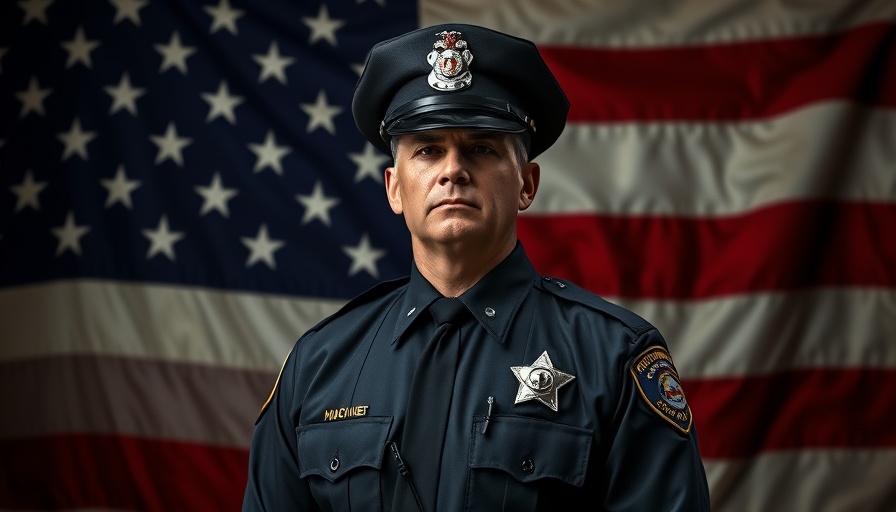 Decorative police officer memorial poster for DUI incidents California.