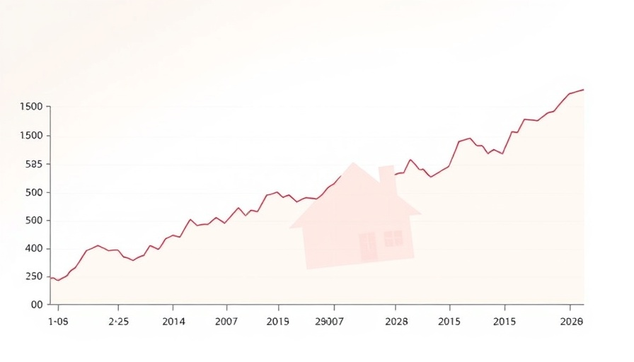 Graph illustrating rise in US house payments; US home sales decline 15%