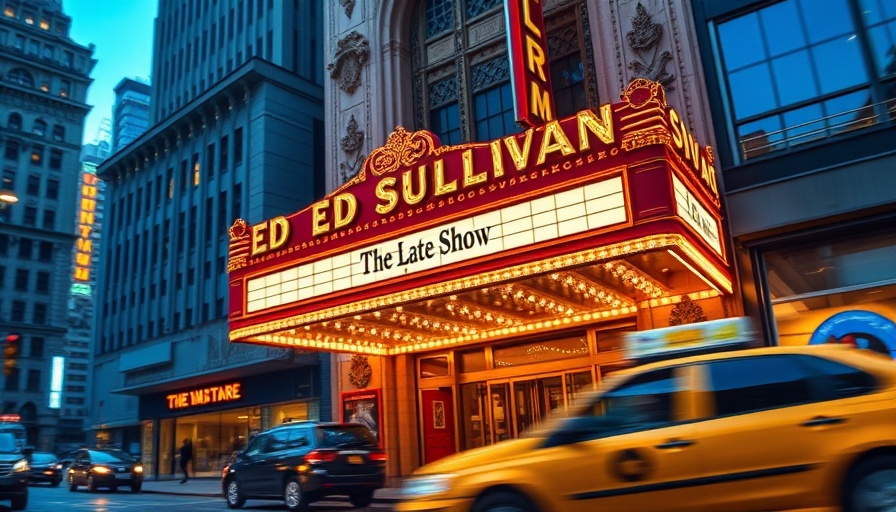 CBS canceling late night shows highlighted by Ed Sullivan Theater.