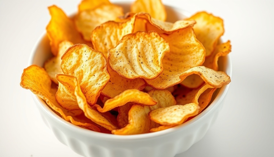 Kettle Chili Crisp Chips in a white bowl.