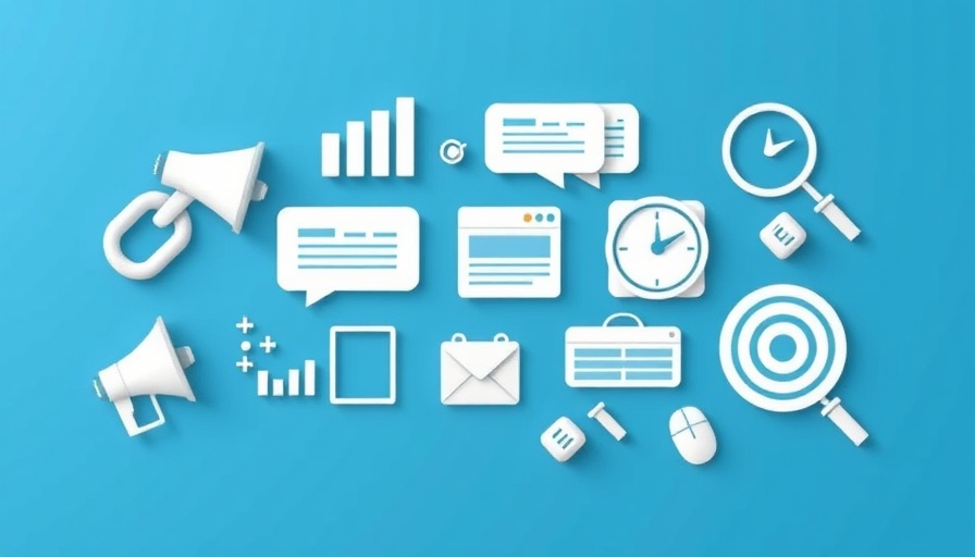 Minimalistic graphic showing content marketing effectiveness metrics.