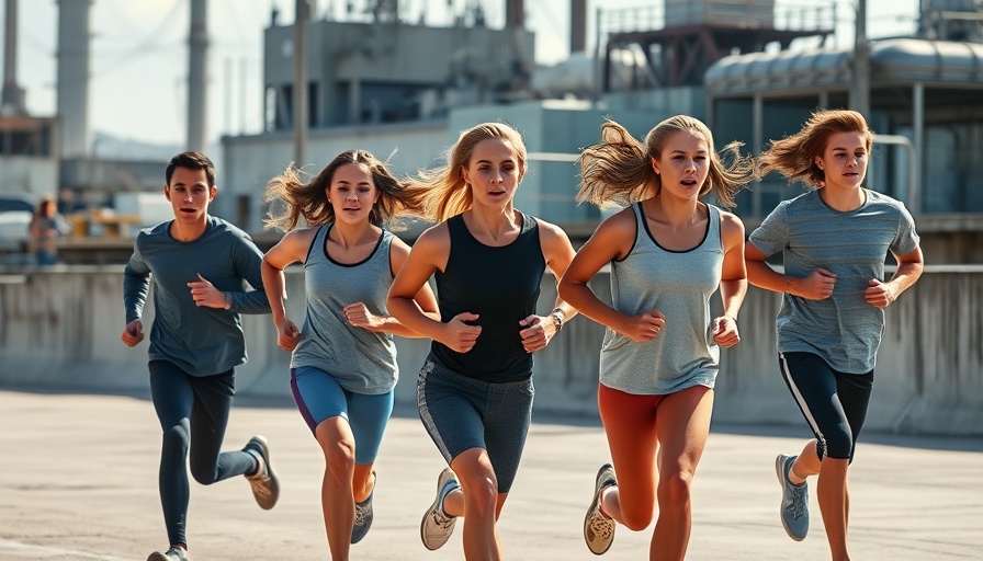 Two energetic runners during afternoon exercise for blood sugar management
