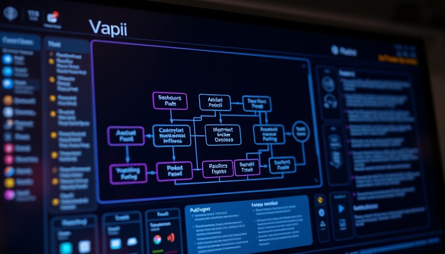 Vapi Voice Agent Technology flowchart on dark interface