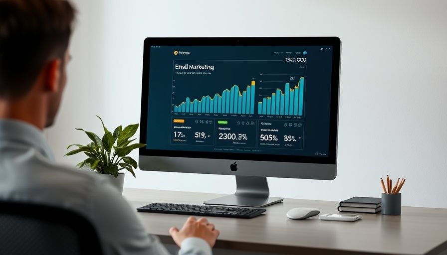 True Open Metrics for Email Marketing on desktop screen in office.