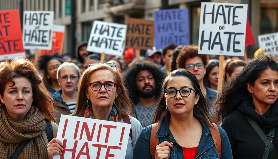 AAPI community rallies against hate in California street.