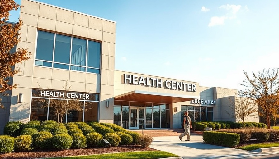 Imperial Beach Health Center challenges depicted with person walking outside