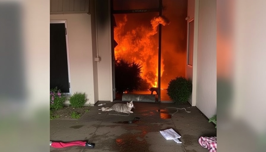 Fire inside Long Beach apartment complex leaves three pets dead
