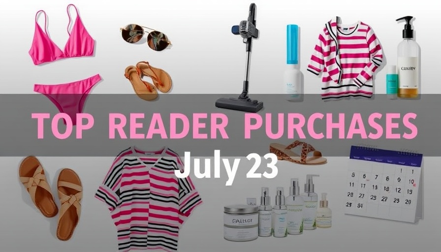 San Jose fitness tips: product collage for July 2025 with clothing, vacuum, and more.