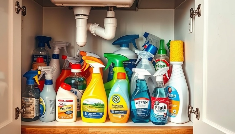 Smart Kitchen Organizer idea for cluttered under-sink space.