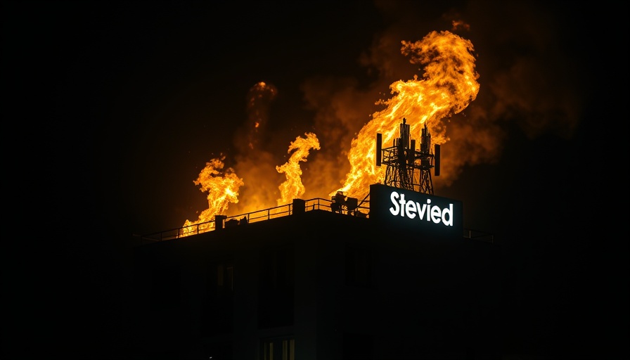 Building fire causing 911 service disruption in Gardena