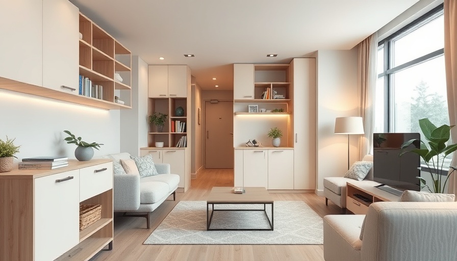 Modern interior showcasing space-saving hacks for small homes.