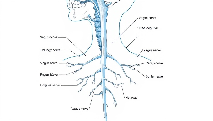 Vagus nerve anatomical diagram for calming your nervous system naturally.