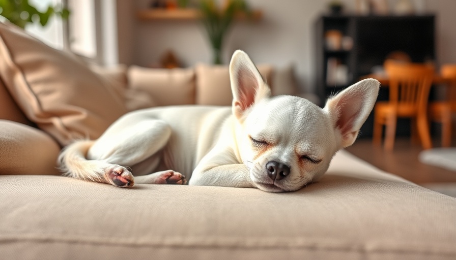 Chihuahua sleeping on sofa - 200 boy dog names.