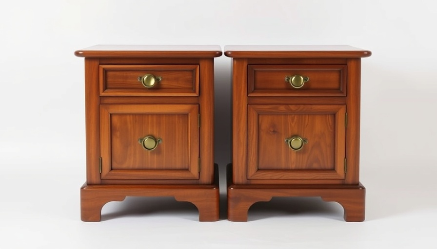 Classic wooden bedside tables for bedroom personalization tips.