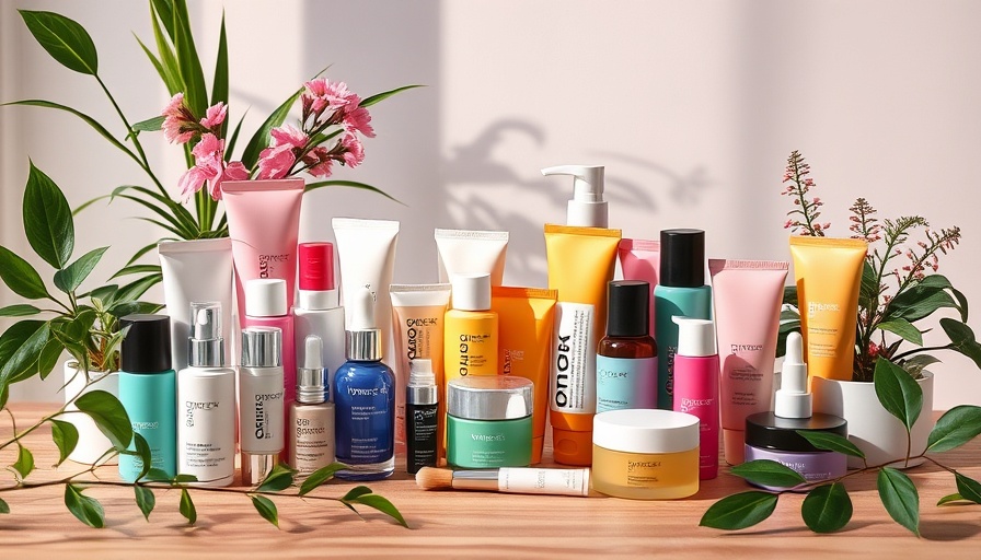 Alix Earle Tower 28 Beauty Products creatively displayed.