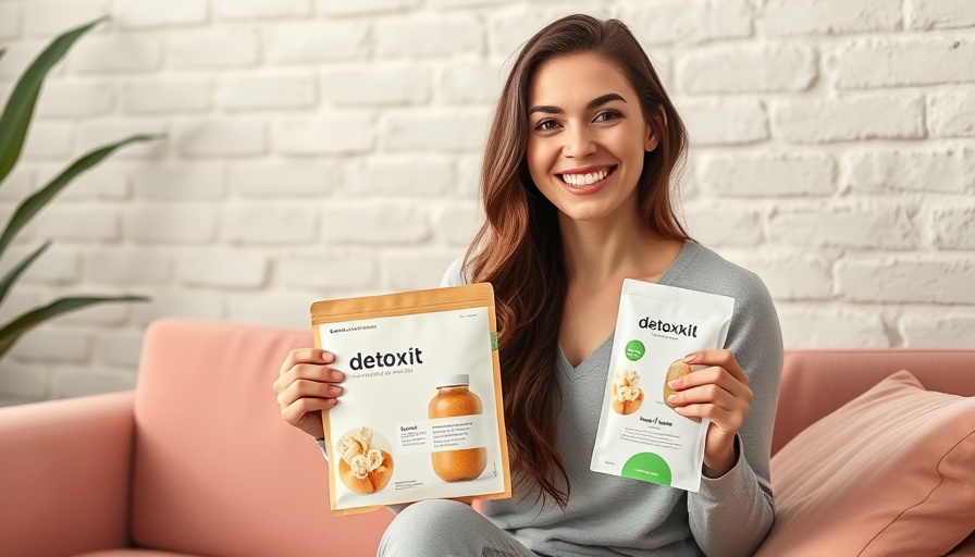 Woman with detox kit, relaxed weekend plans in North County San Diego.