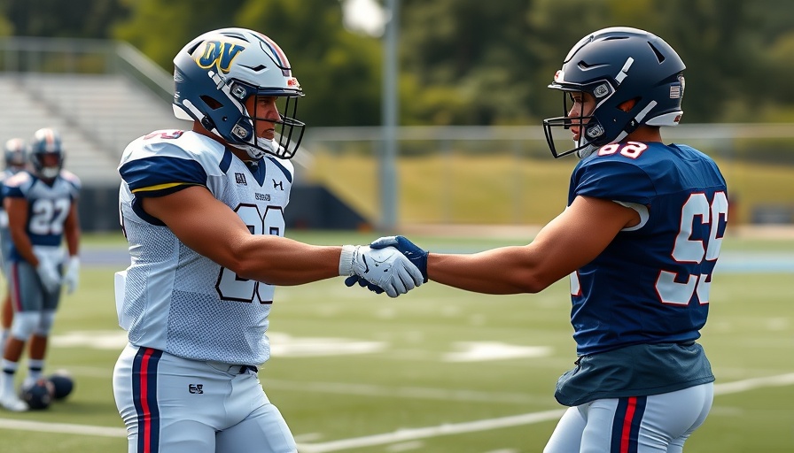 Stanford players practicing for Hawaii college football game.