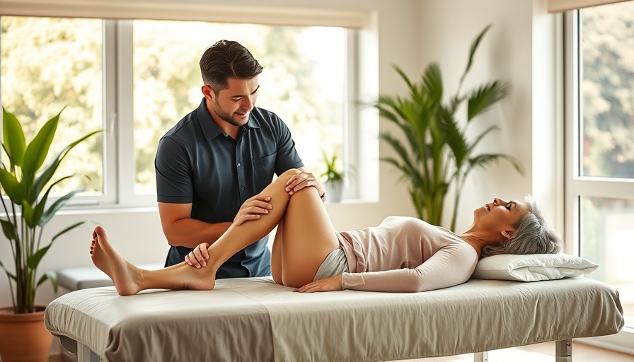 Chiropractic care benefits illustrated with patient receiving therapy.