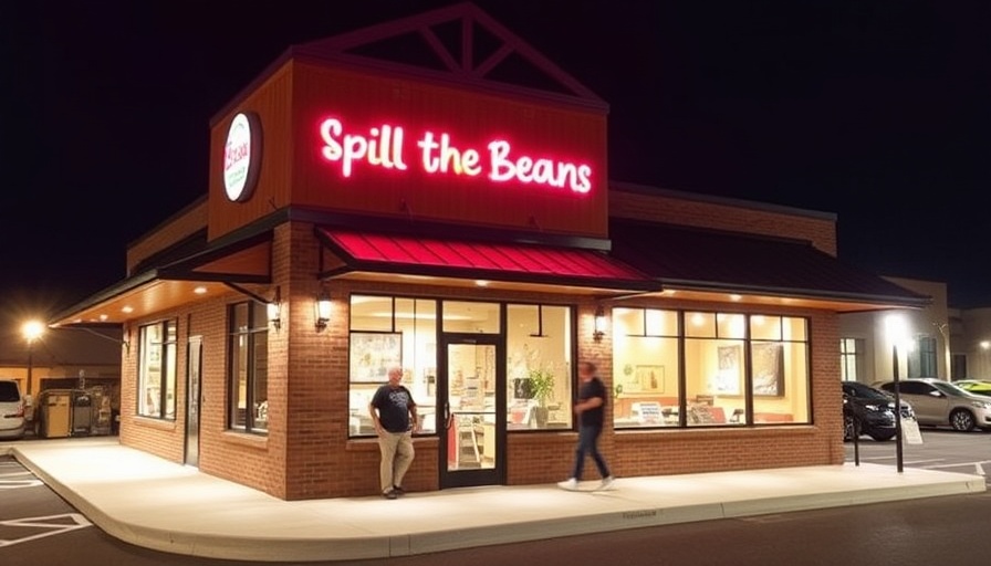 Spill the Beans Open Fifth Location, First Drive-Thru