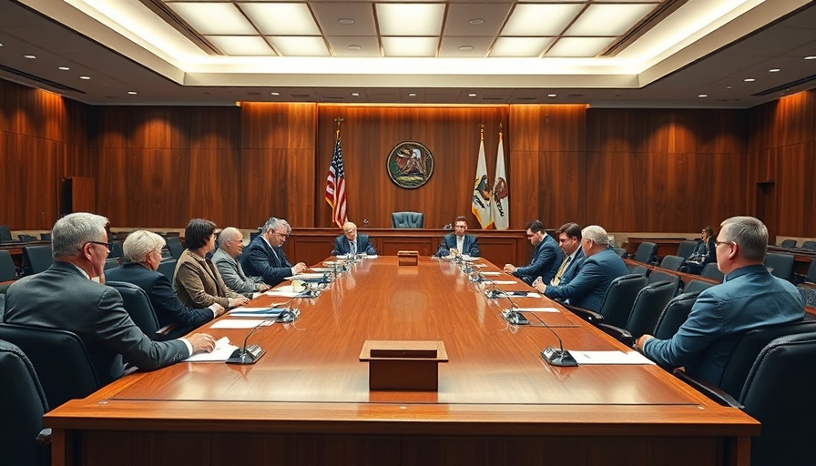 California Senate committee in session discussing bills.