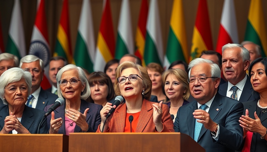 Collage of California politicians expressing determination during speeches.