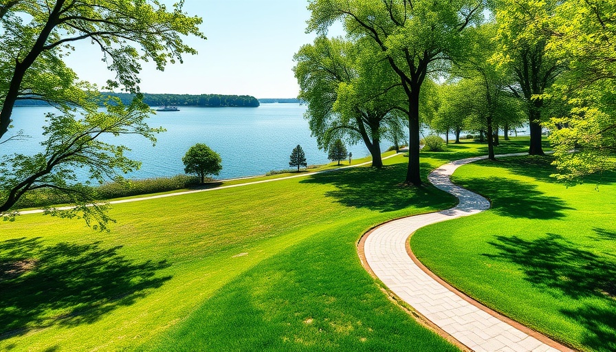 Tranquil park setting for Harbor City Jazz Festival 2025