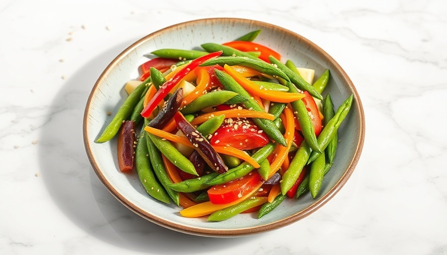 Colorful sesame edamame salad perfect for families.