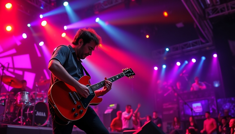 Tame Impala Deadbeat U.S. Tour concert with vibrant lighting.