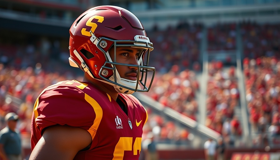 Jahkeem Stewart USC football debut preparation on field.