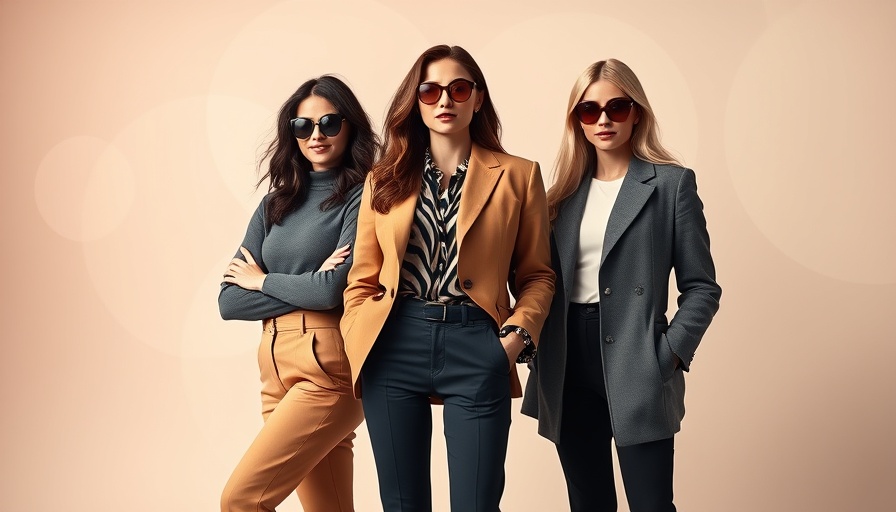 Three fashionable women with confident expressions, celebrities with autoimmune disorders.