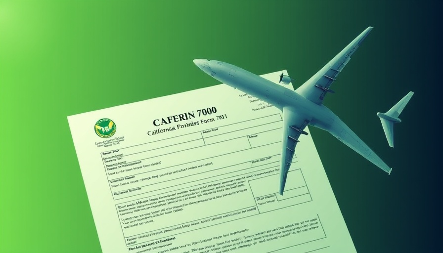 Stylized airplane and document overlay related to sponsored trips California lawmakers.