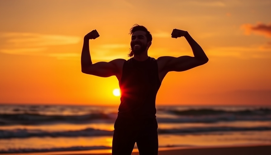 Couple celebrating health on a beach at sunset, longevity secrets for a healthy life.