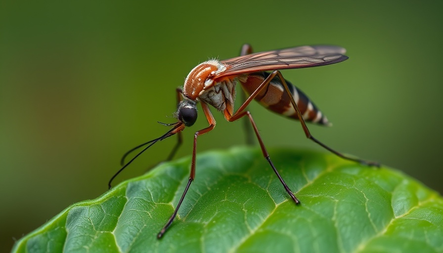 Close-up of mosquito linked to West Nile virus cases in L.A. County.