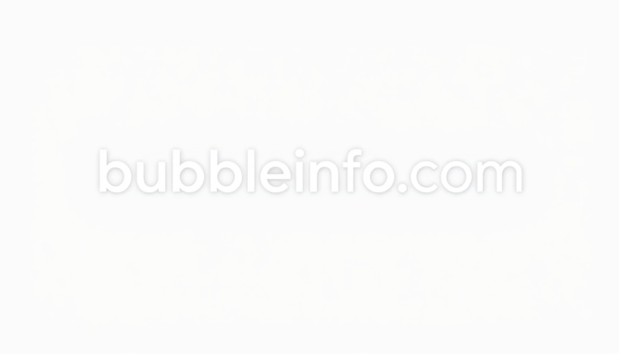 Minimalist logo for bubbleinfo.com, text-based design