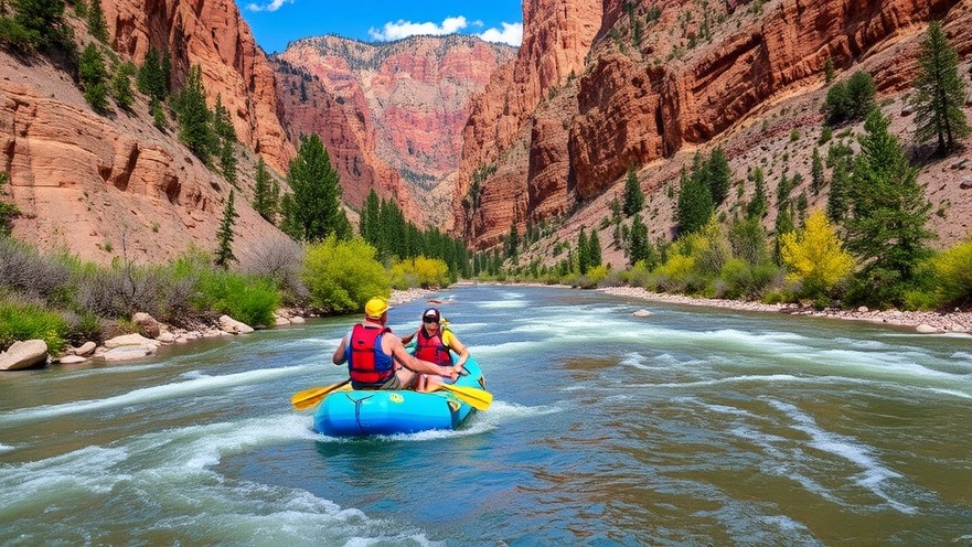 Rafting on the Colorado River, highlighting sustainable water management and conservation strategies.