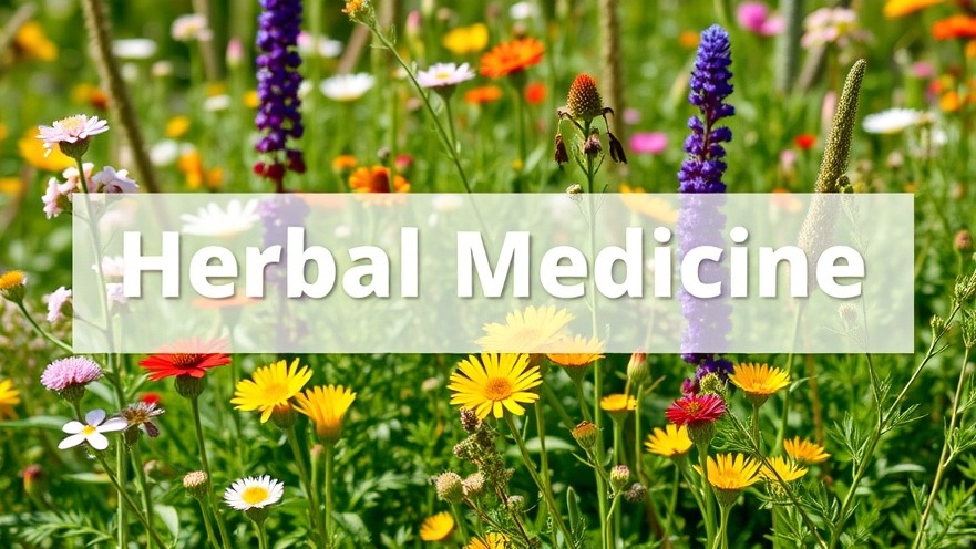 Vibrant garden of wildflowers and herbs showcasing herbal medicine insights