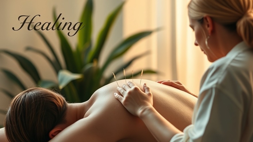 Acupuncturist applying needles for holistic healing of IBS symptoms in a tranquil setting.