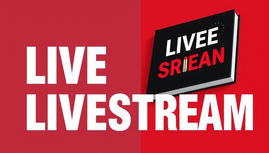 Livestream poster on Active Shooter Problem with book cover.