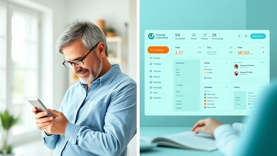 Homeowner and business owner using project management dashboards to enhance teamwork strategies.