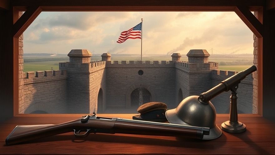 Fort McHenry history: Private Das Stansbury's musket and military artifacts.