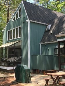 Exterior painting job in Bethany - front view