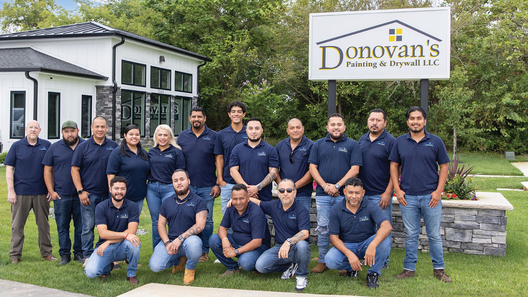 Donovan's Painting Team Photo