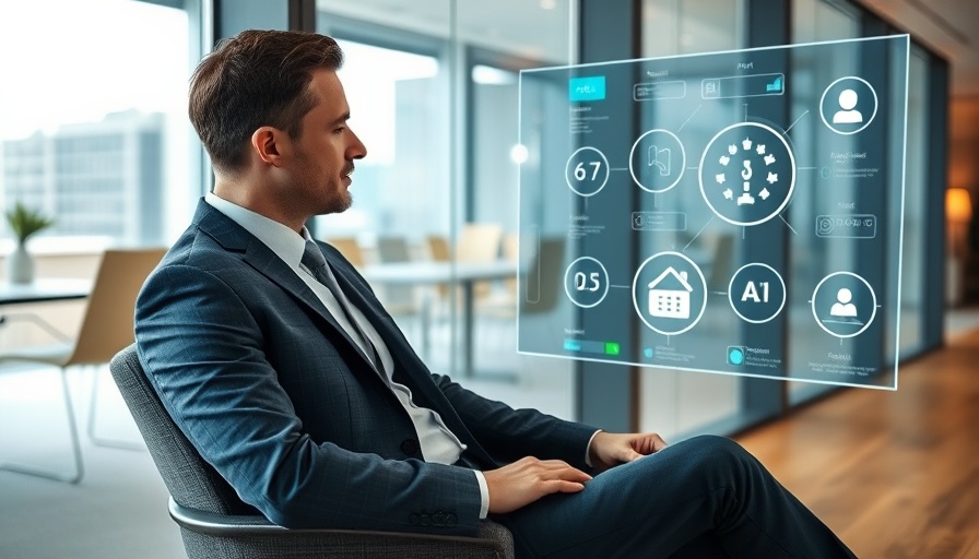 AI Agents in ESG Reporting display in a modern office setting.