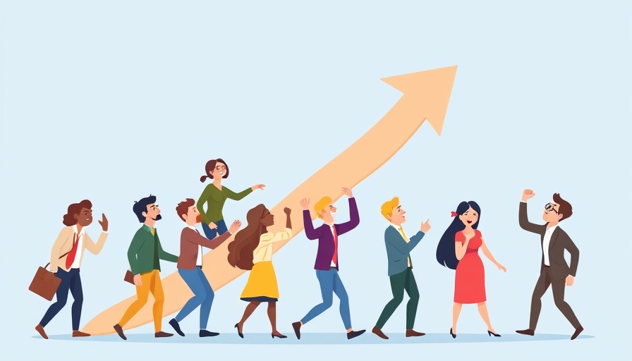 Illustration highlighting teamwork and growth, symbolizing prioritizing employee wellness.
