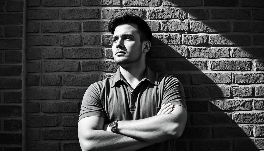 Portrait of a man contemplating AI tools for solo entrepreneurs.