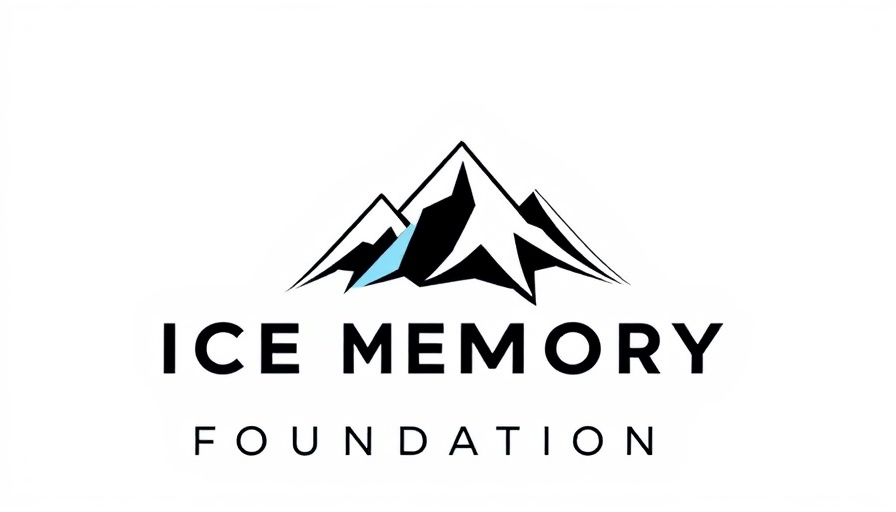 Ice Memory Foundation logo symbolizes climate archives sanctuary in Antarctica.