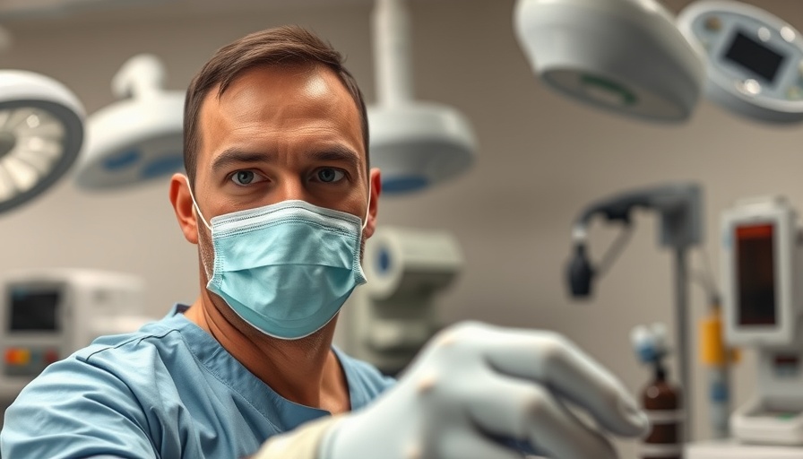 Healthcare worker cleaning medical equipment in a hospital.