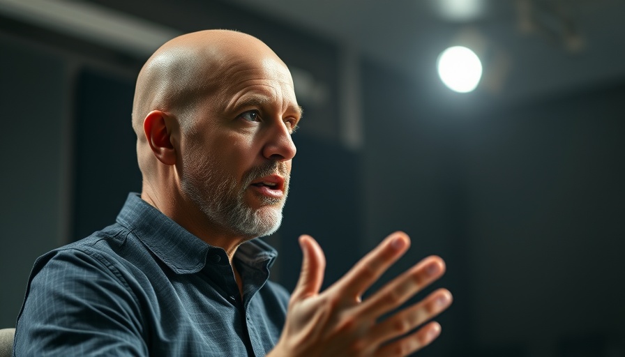 Middle-aged man discussing why your diet isn’t working in a studio setting.