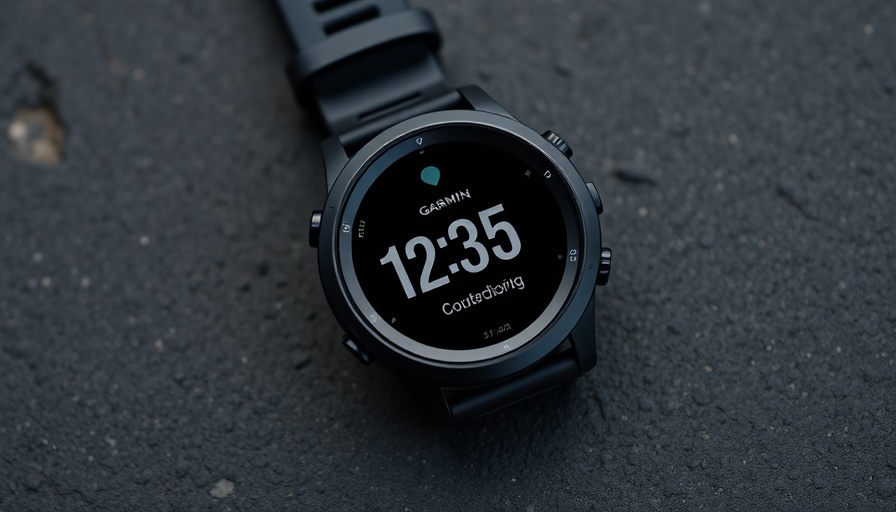 Garmin Forerunner 255 smartwatch showcasing countdown, Prime Day deal.