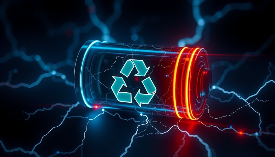 Futuristic 'Forever Battery' design glowing with energy.